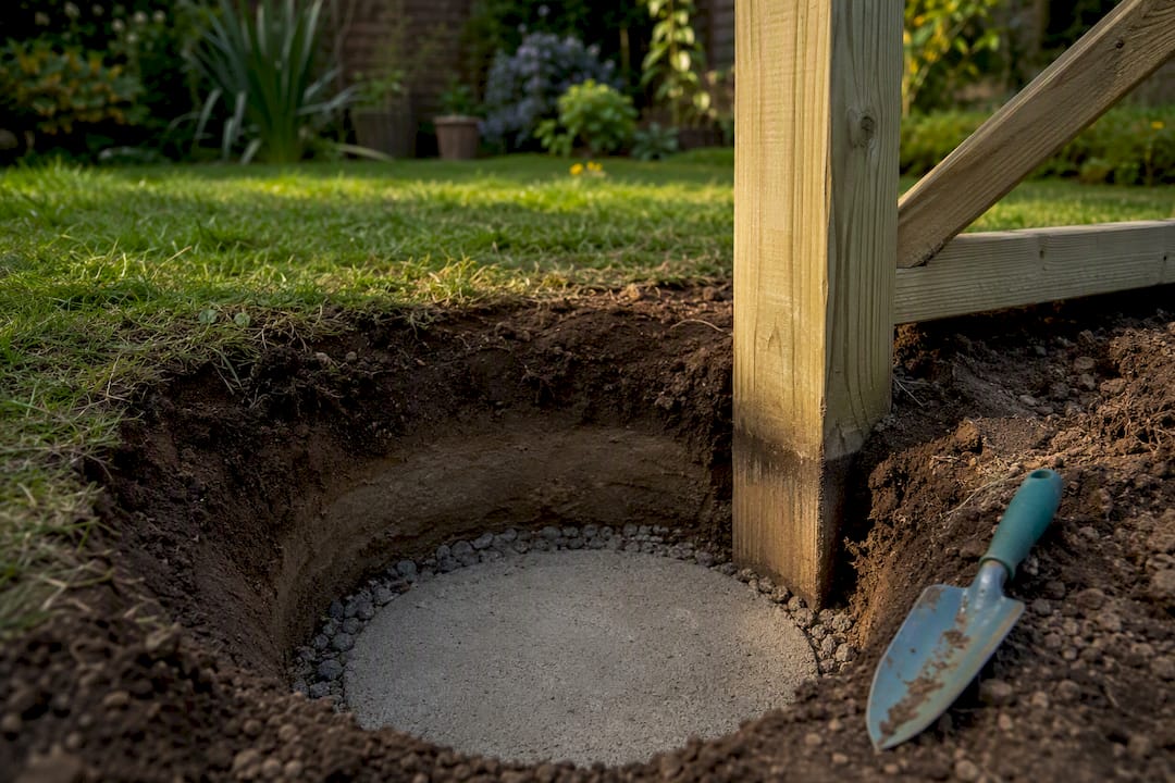 300–900mm Pergola Footings: How Deep to Dig in the UK