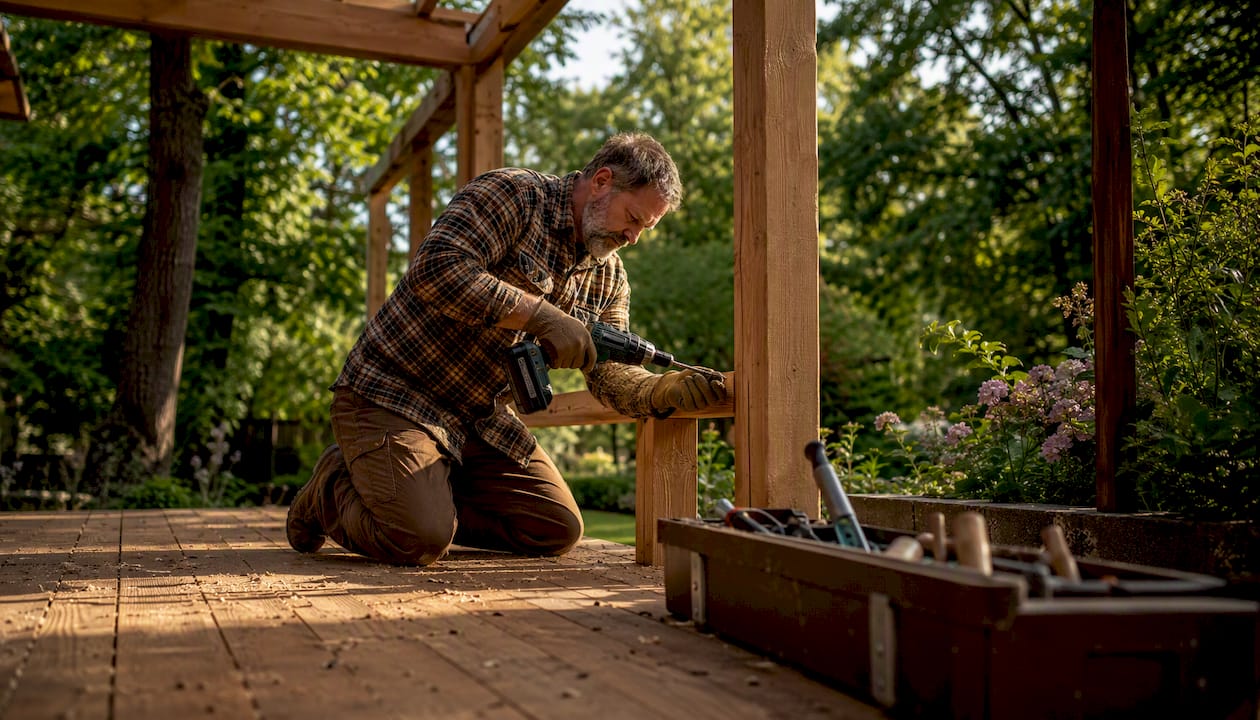 Pergola on Decking: Safe Installation Guide for Homeowners