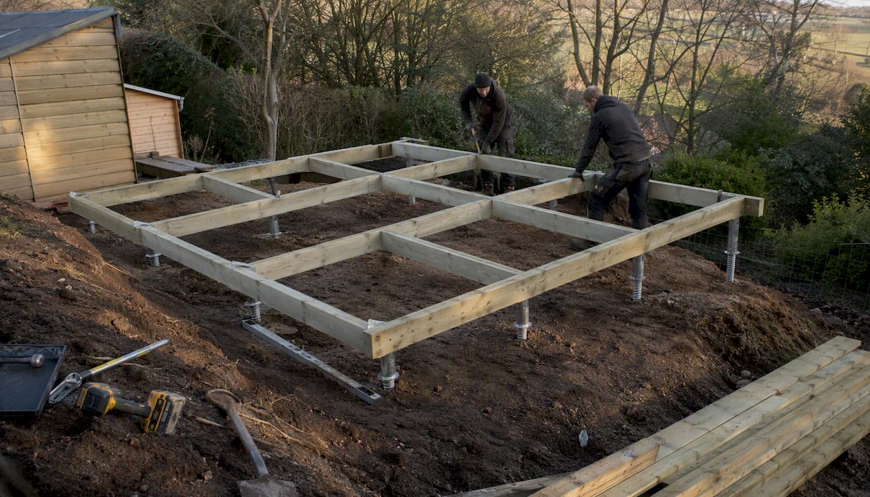 Building a garden room on a slope: the complete UK guide