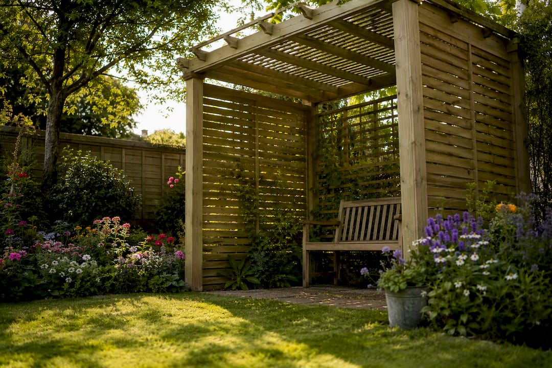 Pergola privacy options: the best screens, panels and curtains