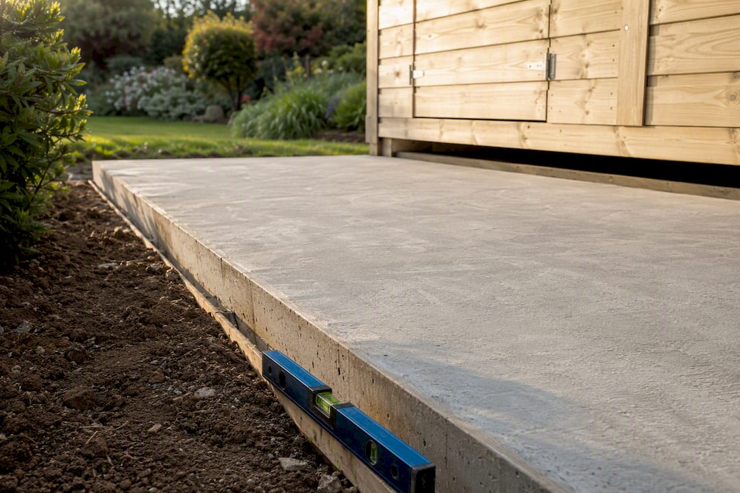 Avoid DIY Rework: Installer Led 100–150mm Concrete Base for UK Gardens